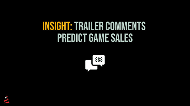 Comments Under a Game Trailer Can Predict Game Sales